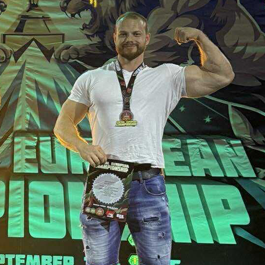 III miejsce Mistrzostwa Europy WRPF-PLTRAW, Bench Press RAW kat. do 100 kg OPEN, wynik 200 kg